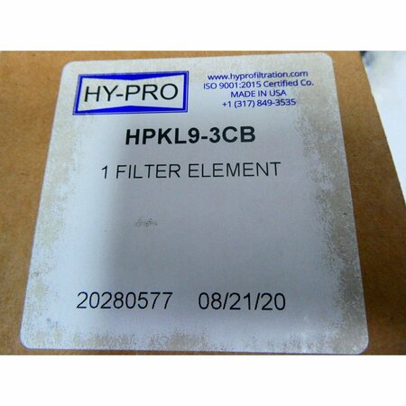 Hy-Pro HYDRAULIC FILTER ELEMENT HPKL9-3CB
